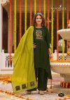 Utsavi By Wooglee Viscose Weaving Kurti With Bottom Dupatta 